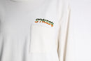 "STUSSY" cannabis pattern LS tee