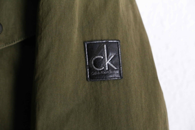 2000s Calvin Klein Jeans military sampling jacket