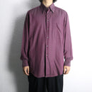 “VERSACE CLASSIC” glossy purple cotton shirt