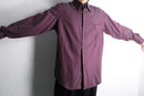 “VERSACE CLASSIC” glossy purple cotton shirt
