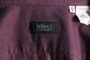 “VERSACE CLASSIC” glossy purple cotton shirt