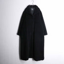 1990s alpaca mohair mix long shaggy coat