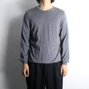 "BOSS" finest italian yarn gray crew neck knit