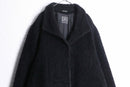 1990s alpaca mohair mix long shaggy coat