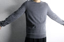 "BOSS" finest italian yarn gray crew neck knit