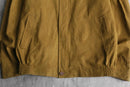mustard suède zip jacket