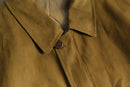 mustard suède zip jacket