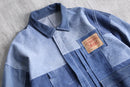 "Re:make" denim patchwork work jacket