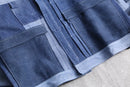 "Re:make" denim patchwork work jacket