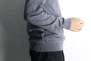 "BOSS" finest italian yarn gray crew neck knit