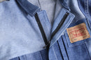 "Re:make" denim patchwork work jacket