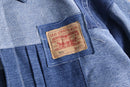 "Re:make" denim patchwork work jacket