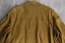 mustard suède zip jacket