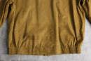 mustard suède zip jacket