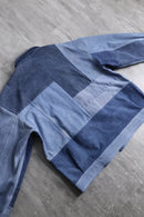 "Re:make" denim patchwork work jacket