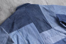 "Re:make" denim patchwork work jacket