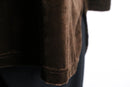 chocolate brown velour loose L/S pull