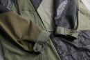 "Re:make" M-51 leather patchwork fishtail parka