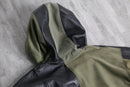"Re:make" M-51 leather patchwork fishtail parka