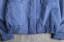 fade blue heavy cotton blouson