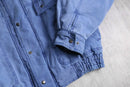 fade blue heavy cotton blouson