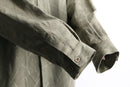 1990’s”PRONTI” geometric embroidery smooth L/S shirt