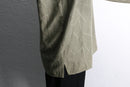 1990’s”PRONTI” geometric embroidery smooth L/S shirt