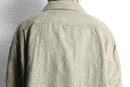 1990’s”PRONTI” geometric embroidery smooth L/S shirt
