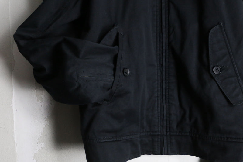 “DIESEL” black zip up cotton jacket