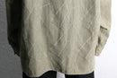1990’s”PRONTI” geometric embroidery smooth L/S shirt