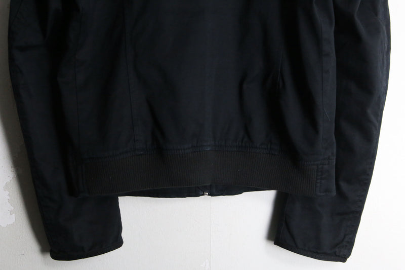 “DIESEL” black zip up cotton jacket