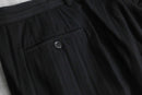 2000s shadow stripe wide slacks