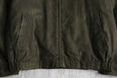 1990~00’s  “Jos A. Bank” green smooth zip jacket