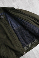 1990~00’s  “Jos A. Bank” green smooth zip jacket