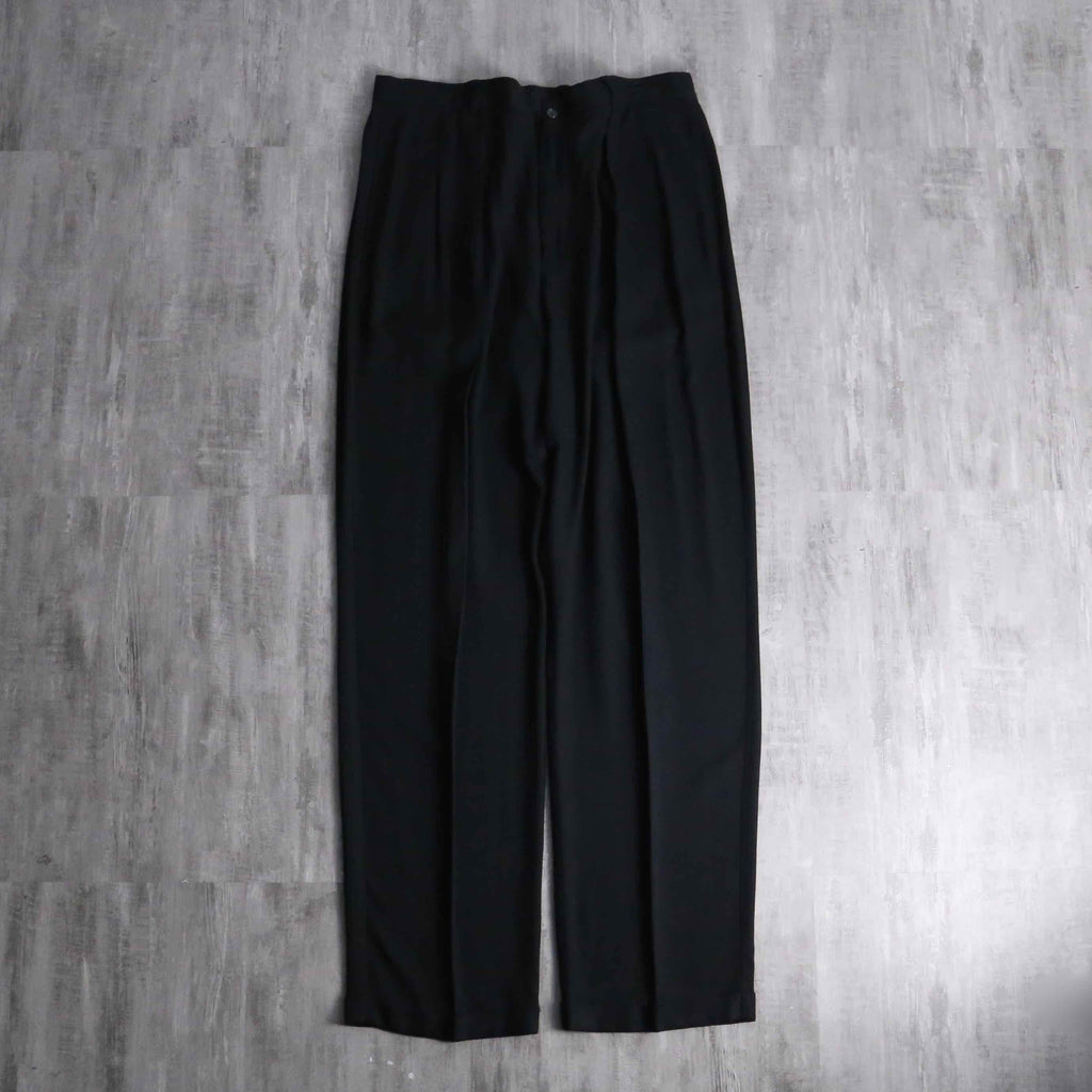 パンツ 90s PERRE ELLIS rayon slacks 1990s PERRY ELLIS rayon wool wide slacks