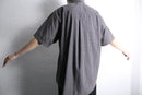 "BANANA REPUBLIC" check button down shirt s/s