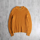 orange color mohair mixture knit