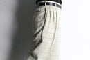 dotted windowpane wide pants