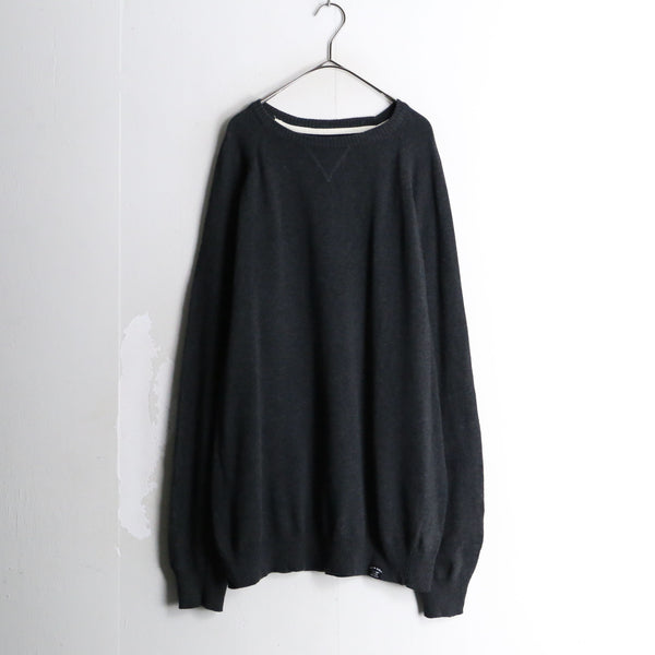 dark grey color cotton sweater