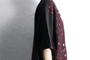 "PRONTI" flower design open collar shirt