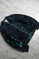 1990-00s sequins zip blouson