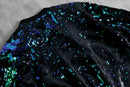 1990-00s sequins zip blouson