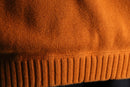 ”IZOD” orange double zip cotton knit parka
