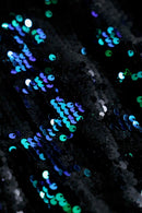 1990-00s sequins zip blouson