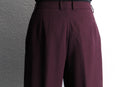 bordeaux wide tapered slacks