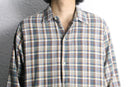 1960~1970s check grandpa shirt