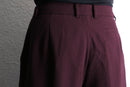 bordeaux wide tapered slacks