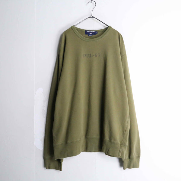 "POLO SPORTS" khaki L/S sweat tops