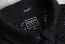 2000s GUESS black lace shirt