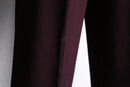 bordeaux wide tapered slacks
